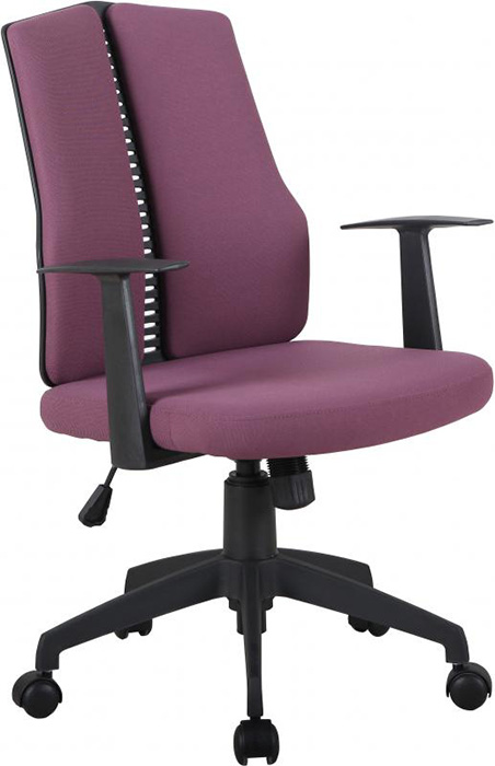 CX1126M Computer Chair in Wine Fabric - Click Image to Close